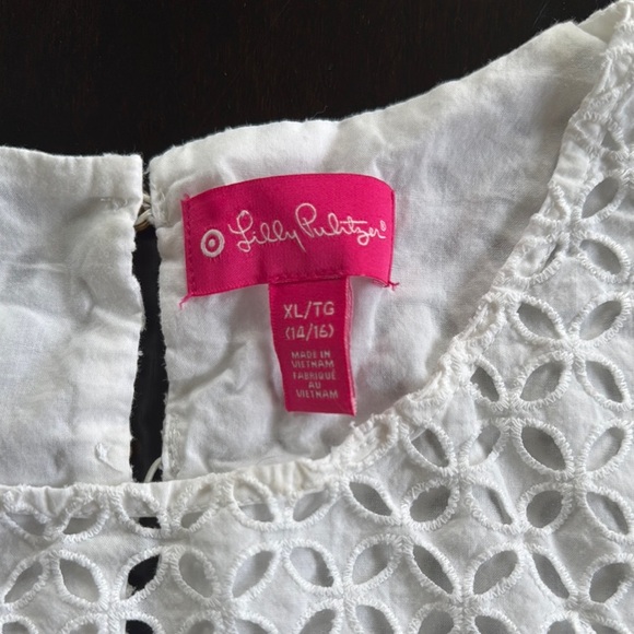 Lilly Pulitzer for Target White Eyelet Kids Top - Picture 2 of 3